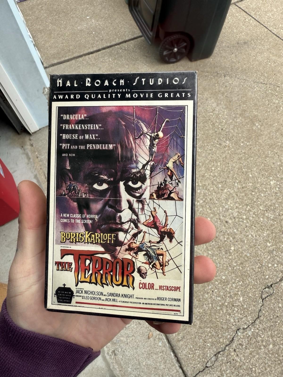 The Terror Beta Not VHS Rare Horror Sealed New Betamax Cult Classic 