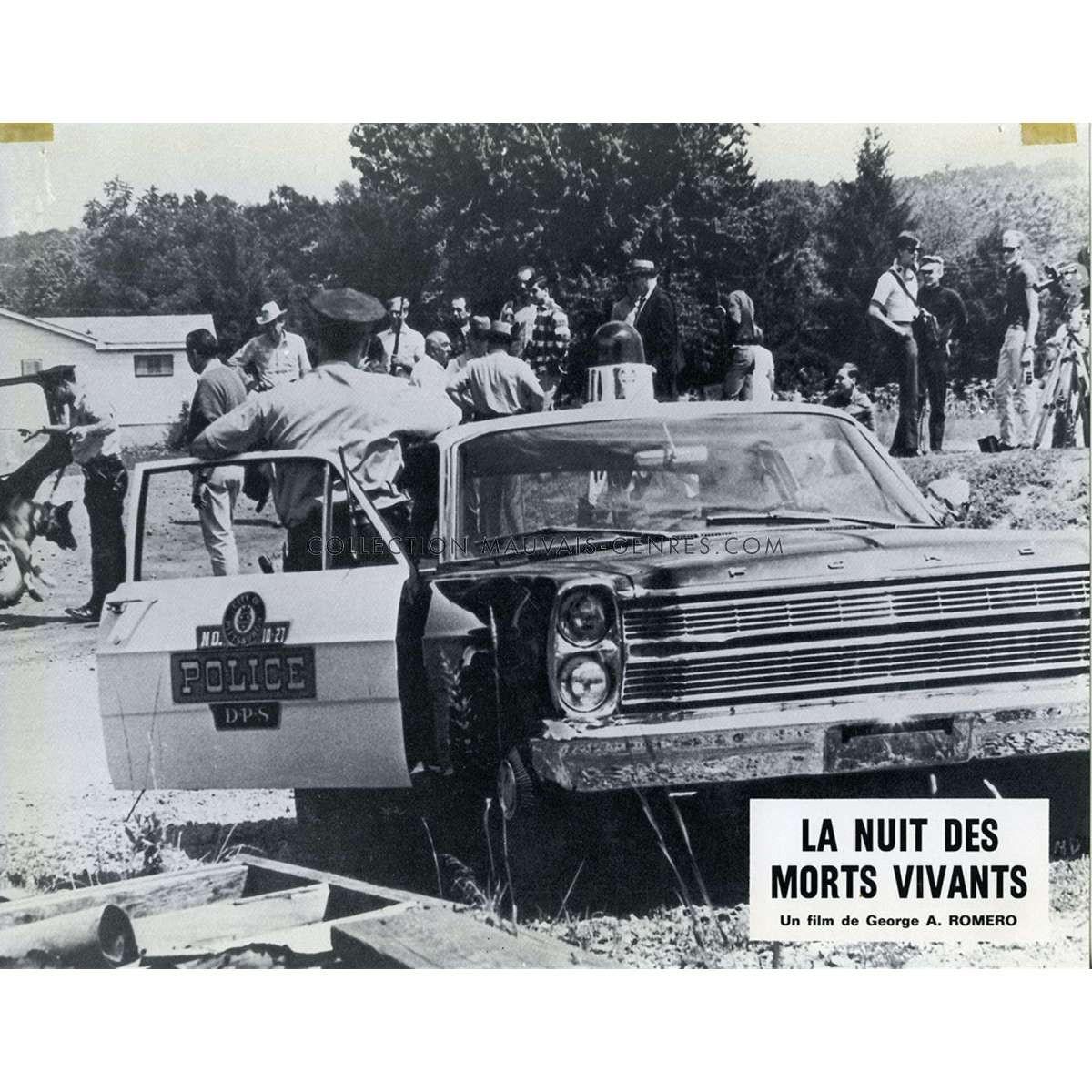 NIGHT OF THE LIVING DEAD French Lobby card N1 9x12 - 1968/R1980 - George A. Rome
