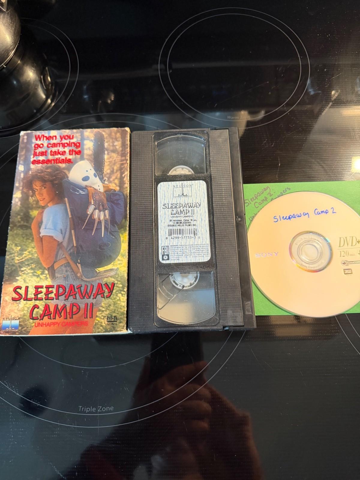 Sleepaway Camp 2 - Unhappy Campers (VHS, 1990)
