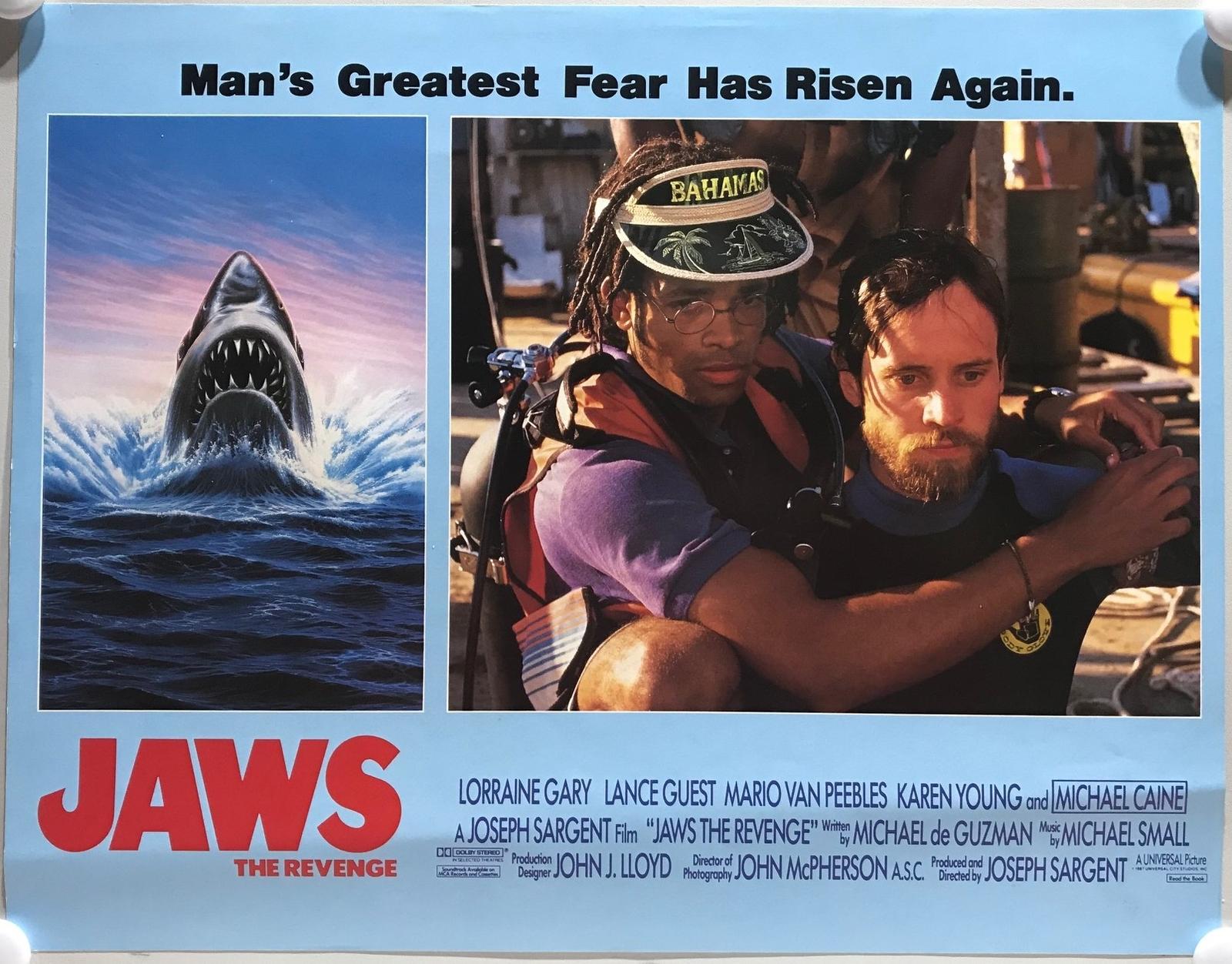 ORIGINAL LOBBY CARD - JAWS: THE REVENGE (d) - 1987 - key card -  Lorraine Gar...