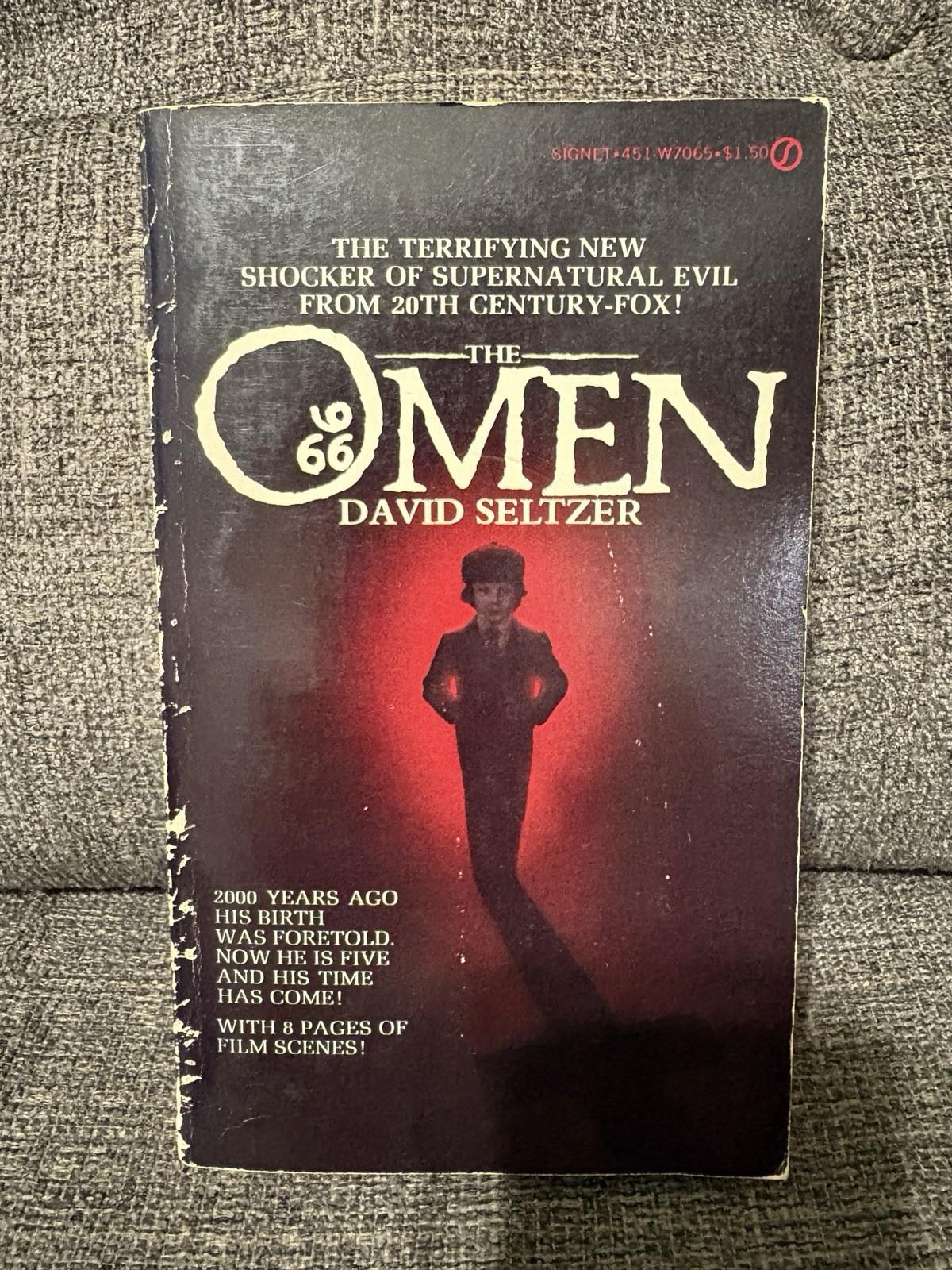 Vintage 1976 The Omen Paperback David Seltzer Movie Tie-In Horror Vintage