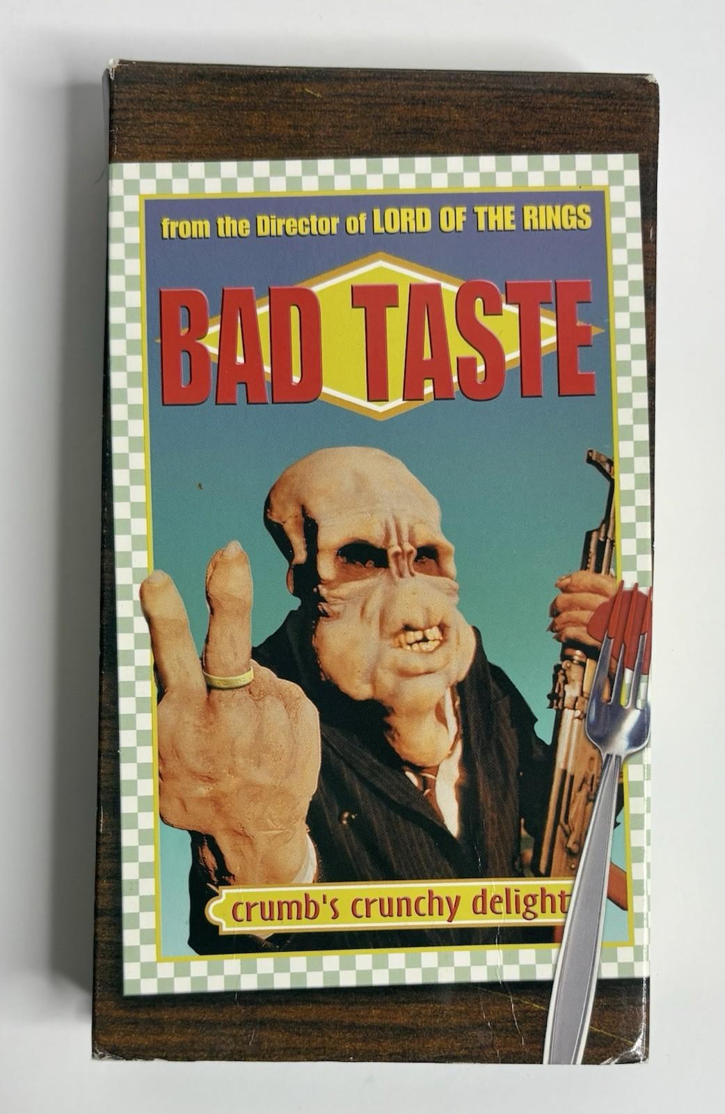 Bad Taste - VHS - Tested  - Peter Jackson - 80s Horror Cult Classic Rare