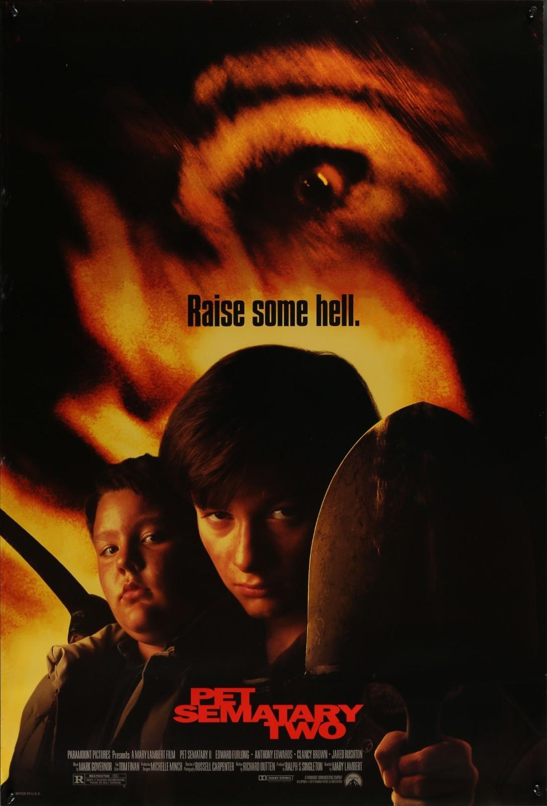 Pet Sematary Two 2  - original movie poster  27x40  1992 ROLLED Horror Final