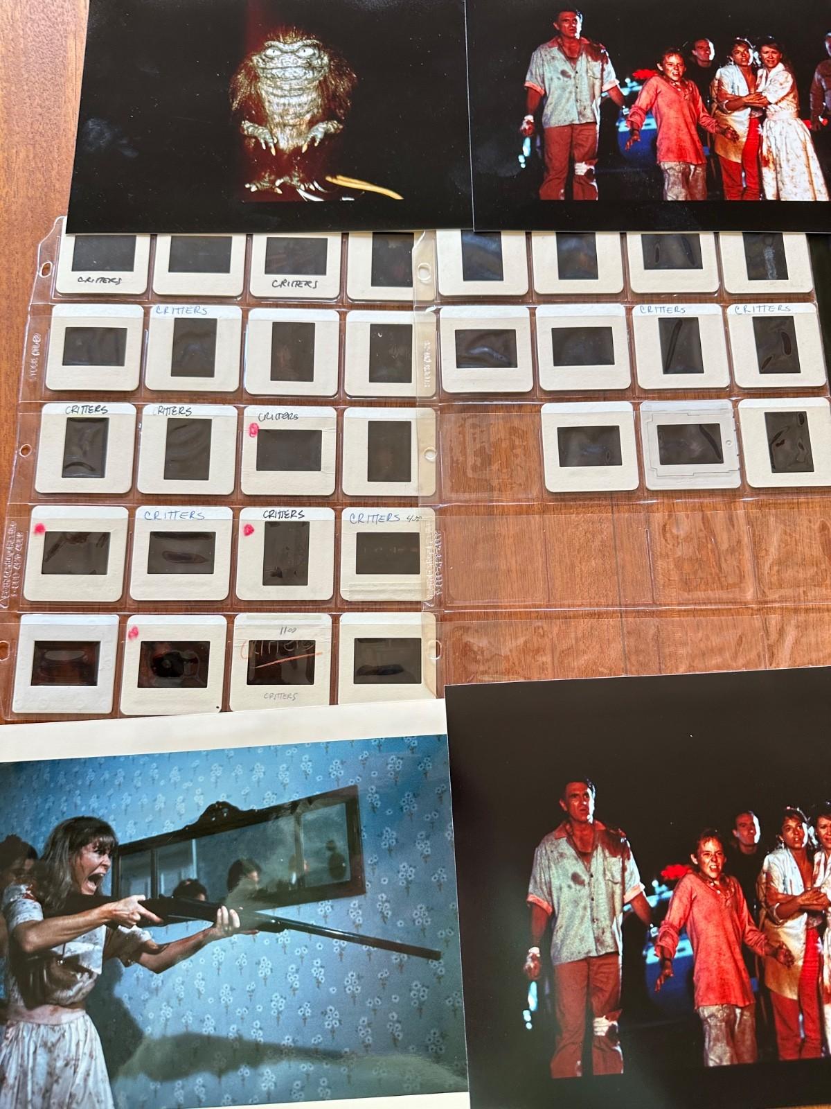 CRITTERS PRESS KIT MASTER SET LOT OF 31 SLIDES DEE WALLACE HORROR