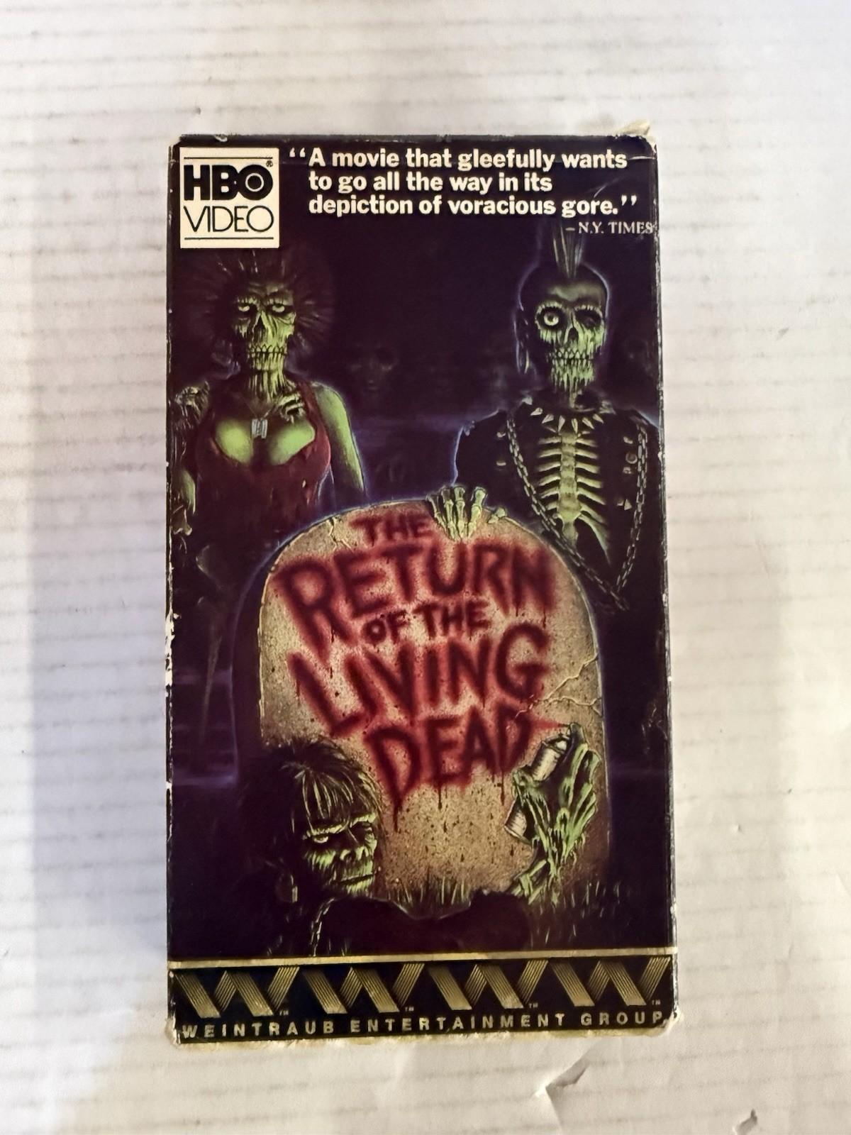 The Return of The Living Dead 1984 RARE VHS - Good Condition Must See