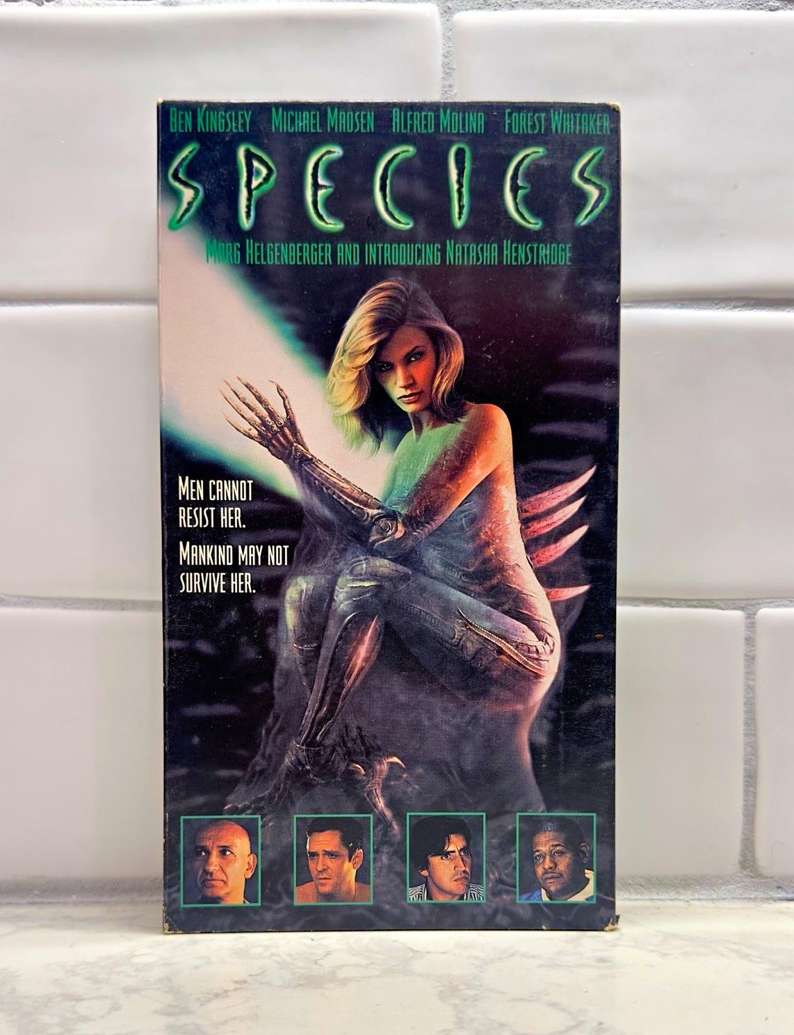 Species VHS 1995 MGM/UA Original Release Natasha Henstridge Sci-Fi Horror