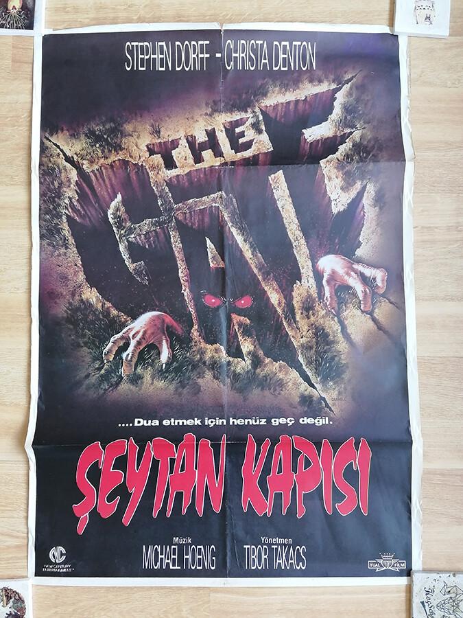 The Gate Original Vintage Movie Cinema Turkish Poster from 1987
