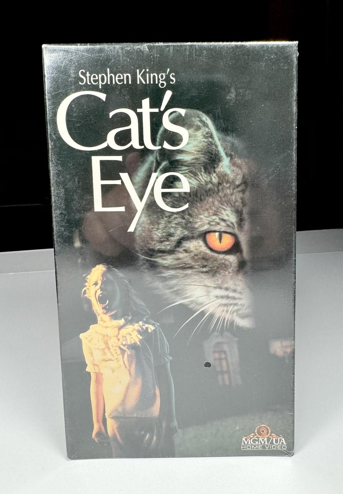Vintage 1985 Stephen King's Cat's Eye (1991 Release) Cult Classic VHS Sealed NOS