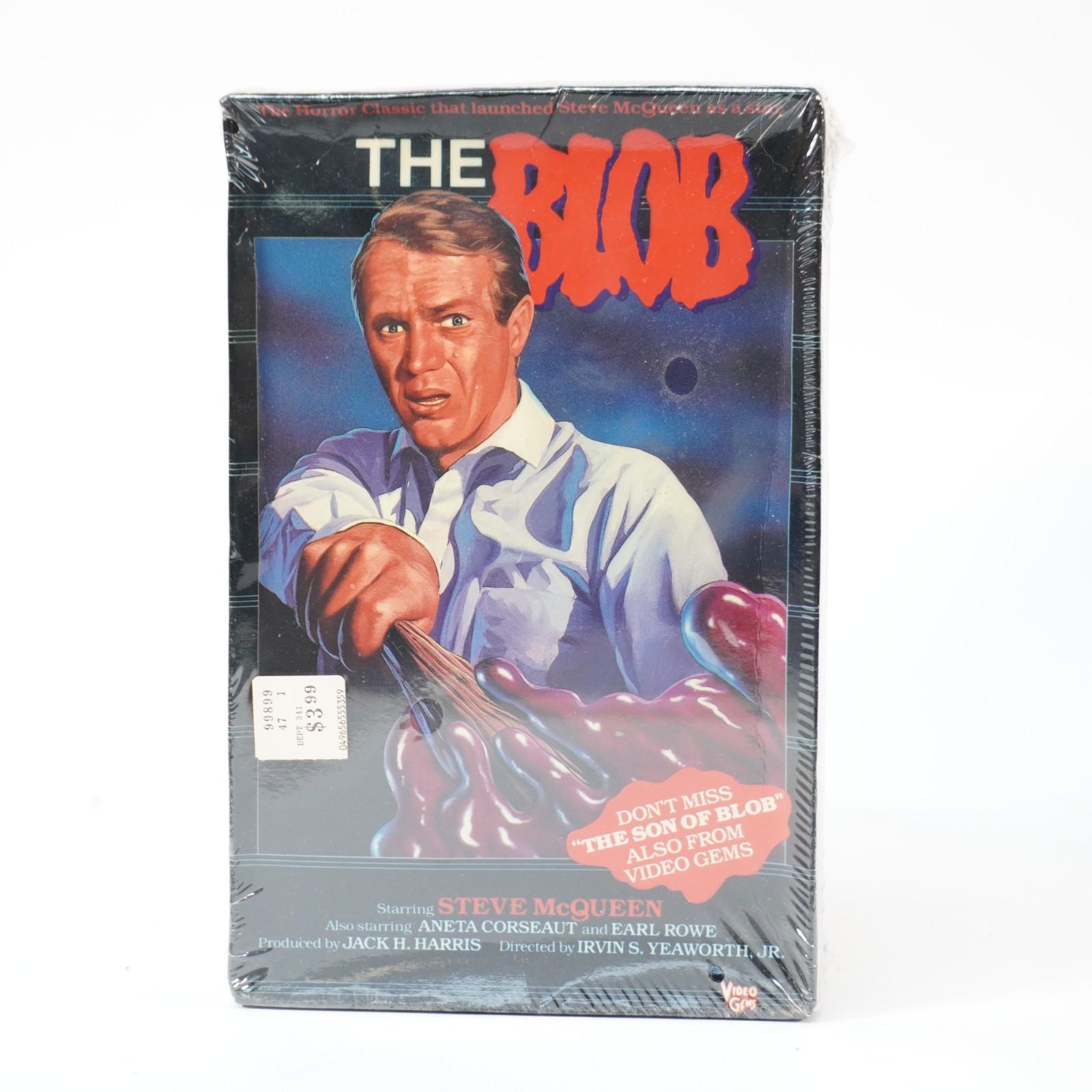 Vintage The Blob big box VHS horror movie new sealed