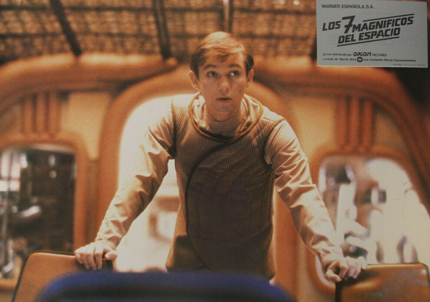 1981 BATTLE BEYOND THE STARS Lobby Card Original Vntge Spain Peppard Danning #11