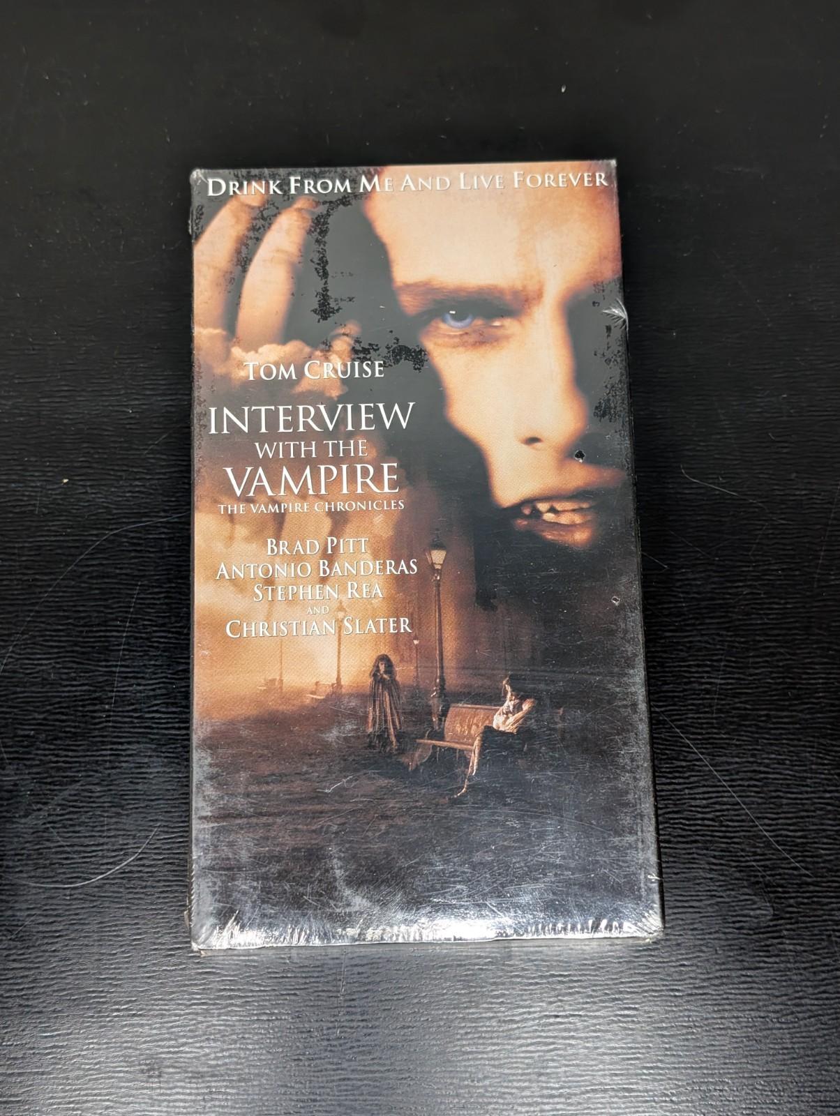 Interview with the Vampire (VHS, 1994) Tom Cruise Movie Sealed with Watermarks