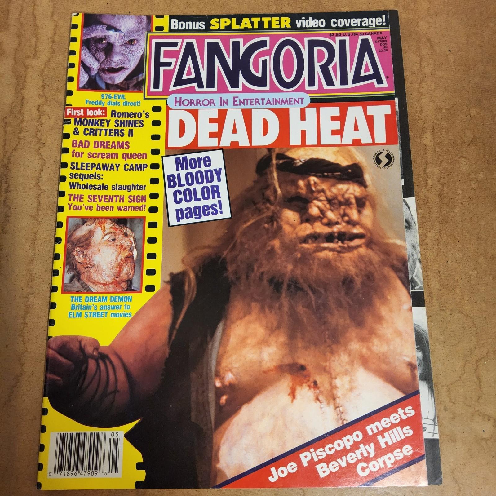FANGORIA #73 "DEAD HEAT" 976-EVIL, BAD DREAMS, SLEEPAWAY CAMP SEQUELS, DREAM DEM