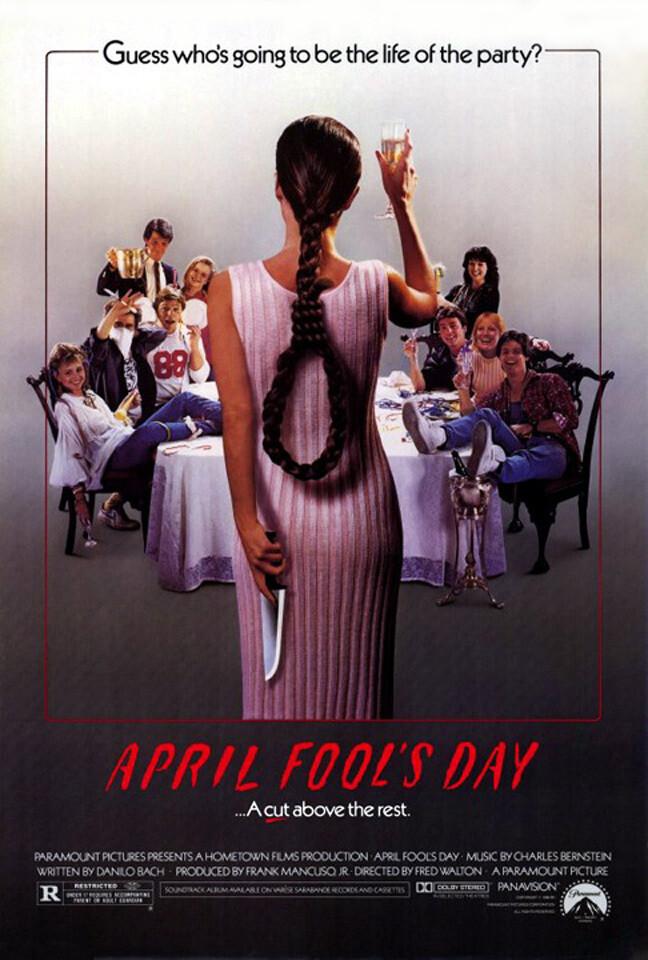 April Fool's Day (1986) Movie Poster, Original, SS, Unused, NM, Rolled