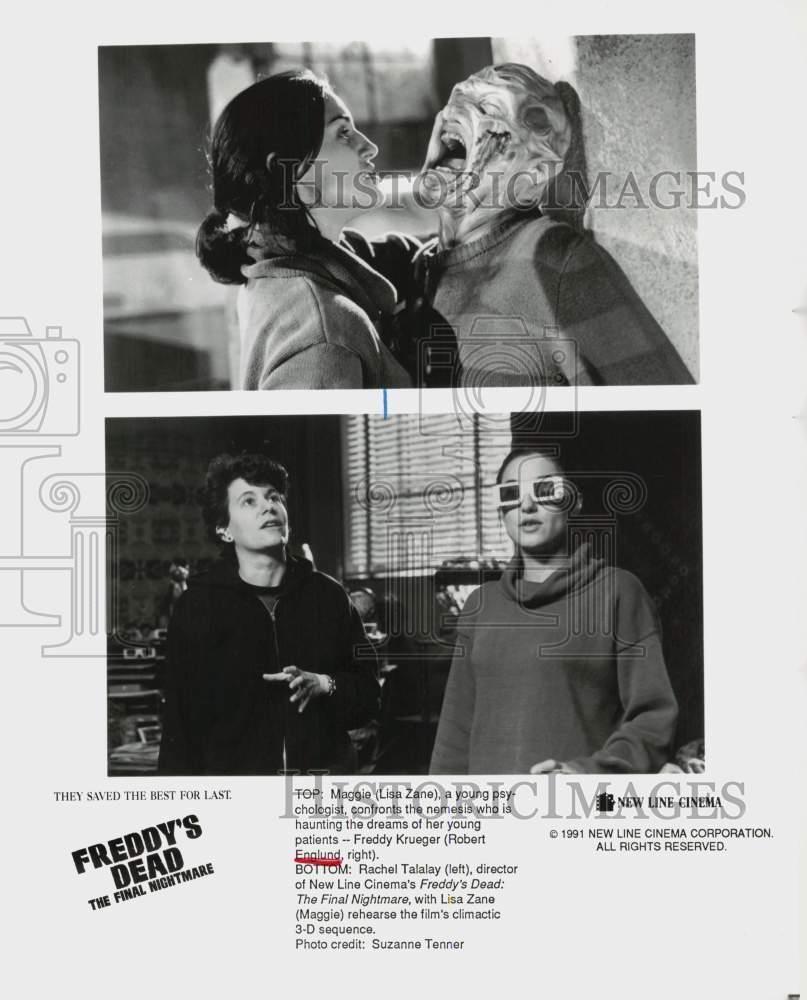 1991 Press Photo "Freddy's Dead: The Final Nightmare" Movie Scenes - srp31857