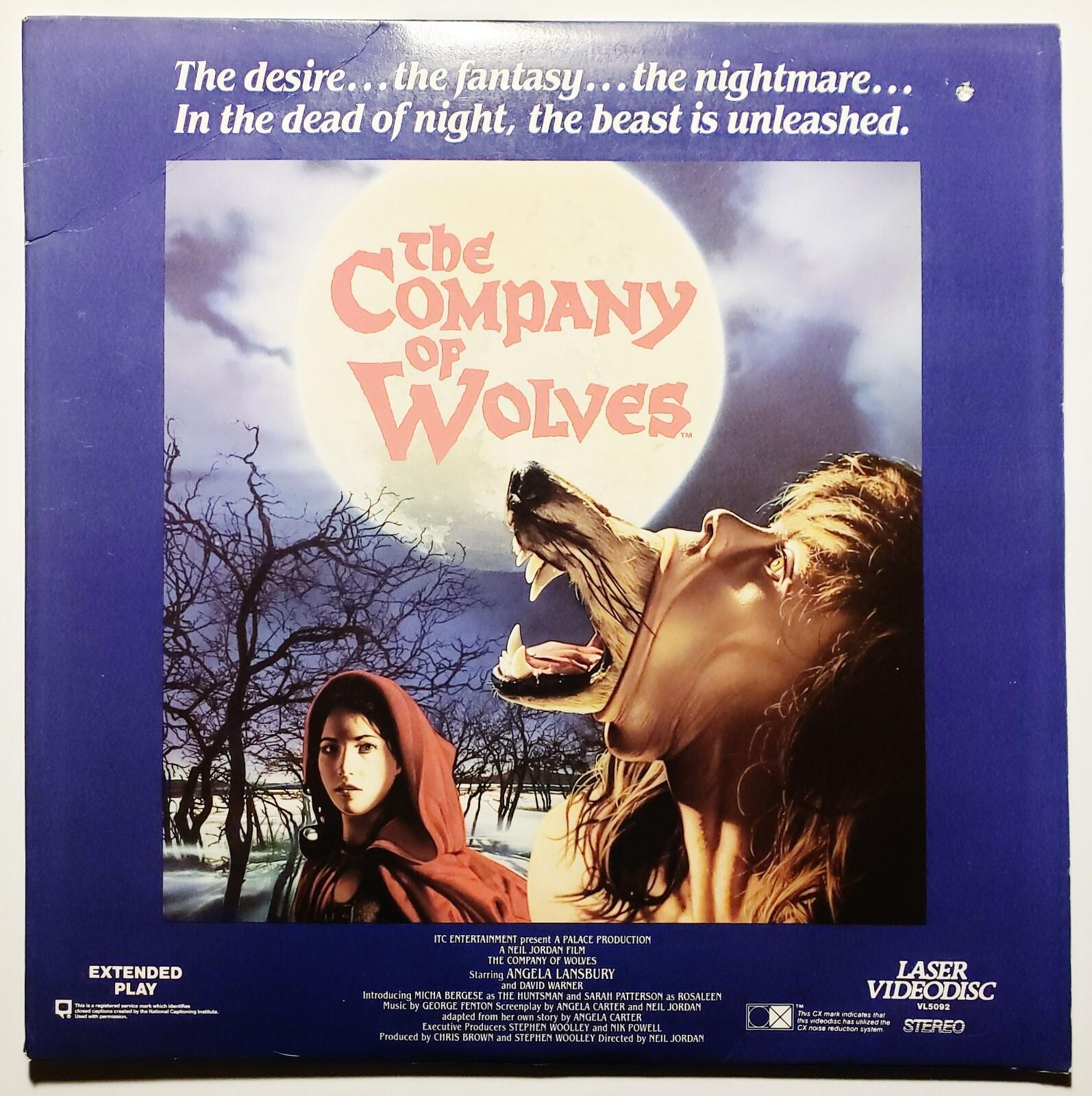 The Company of Wolves (Laserdisc, 1985) *RARE OOP* 1984 Werewolf Horror Vestron