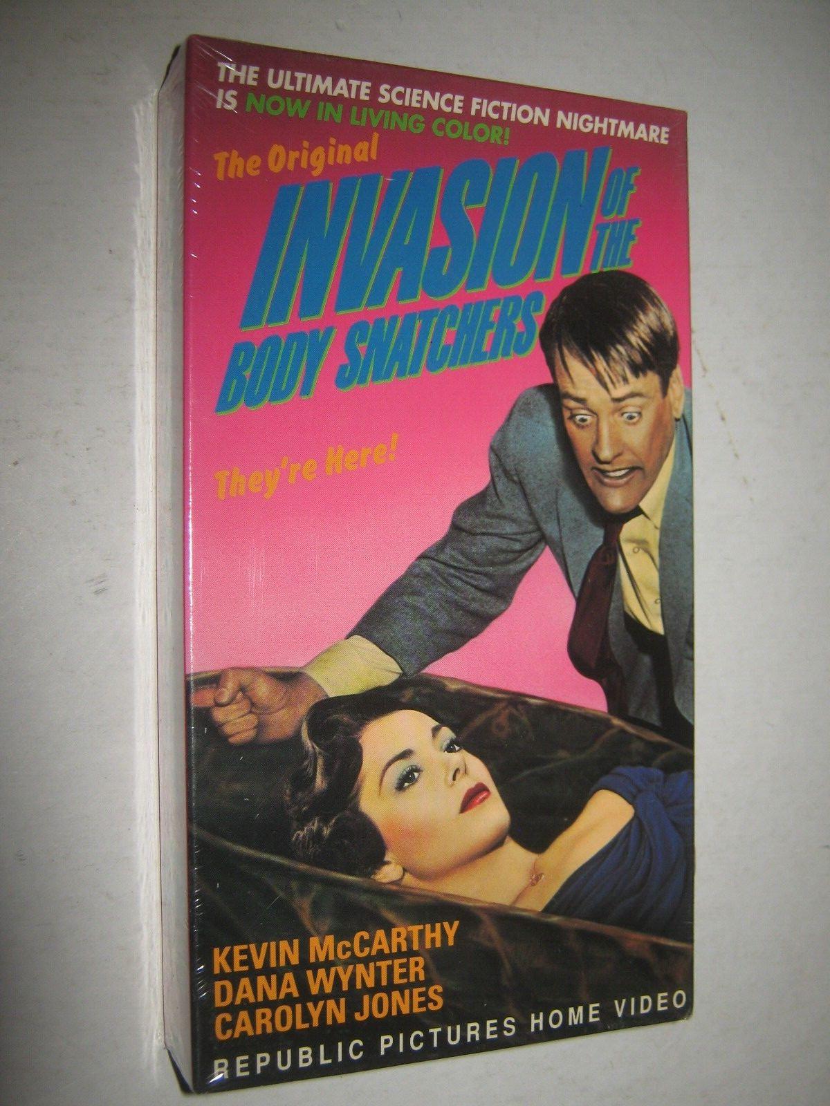 VHS VIDEO TAPE HORROR THRILLER INVASION OF BODY SNATCHERS ORIGINAL NEW SEALED