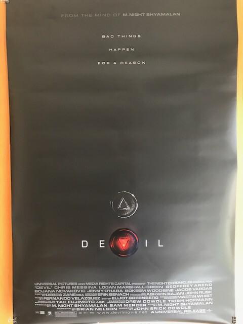 Devil Original Movie Poster Double Sided - 27x40