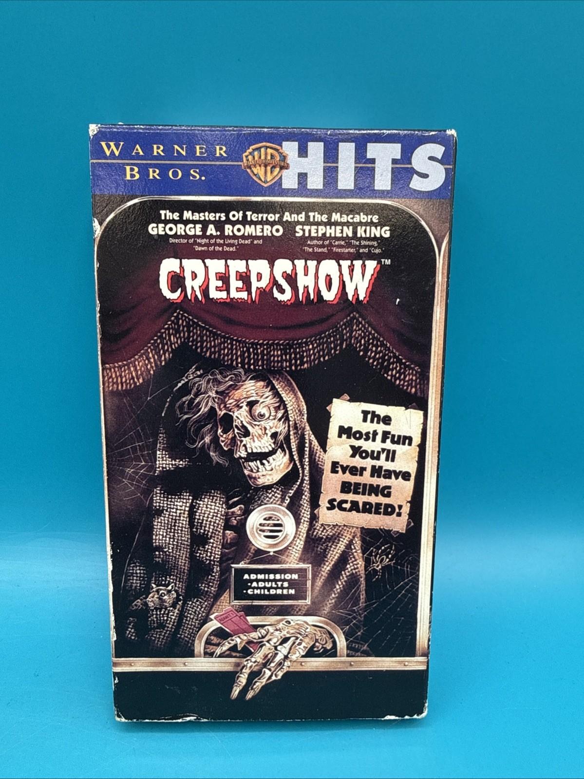 Creepshow Original VHS Tape 1982 Release Horror George A Romero Stephen King