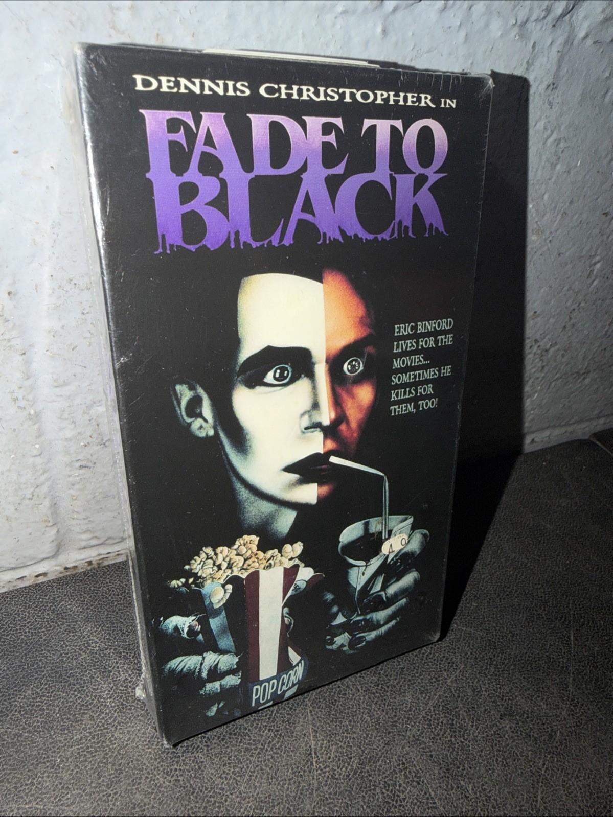 Fade to Black (VHS, 1980) Dennis Christopher Rare Cult VHS Horror/ LOOK!!