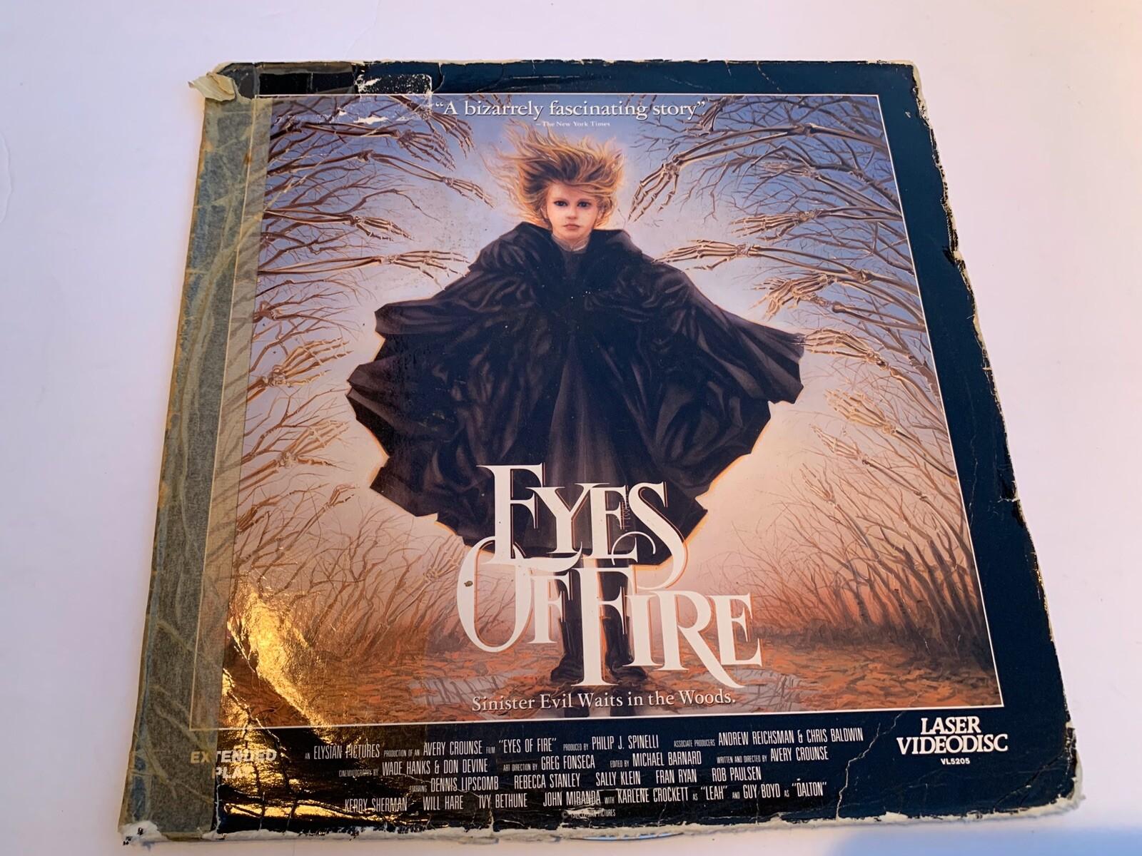 EYES OF FIRE Laserdisc LD VERY GOOD CONDITION ULTRA RARE GREAT HORROR FILM!