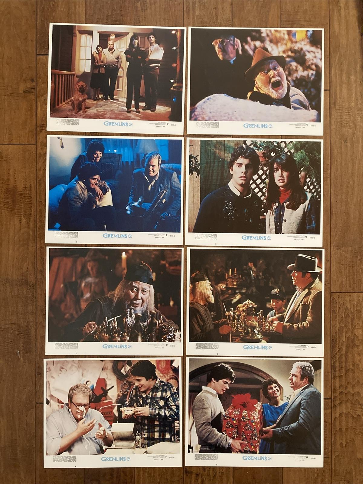 Gremlins - Original  1984 Lobby Card Set  - Dante - Cates - Gilligan