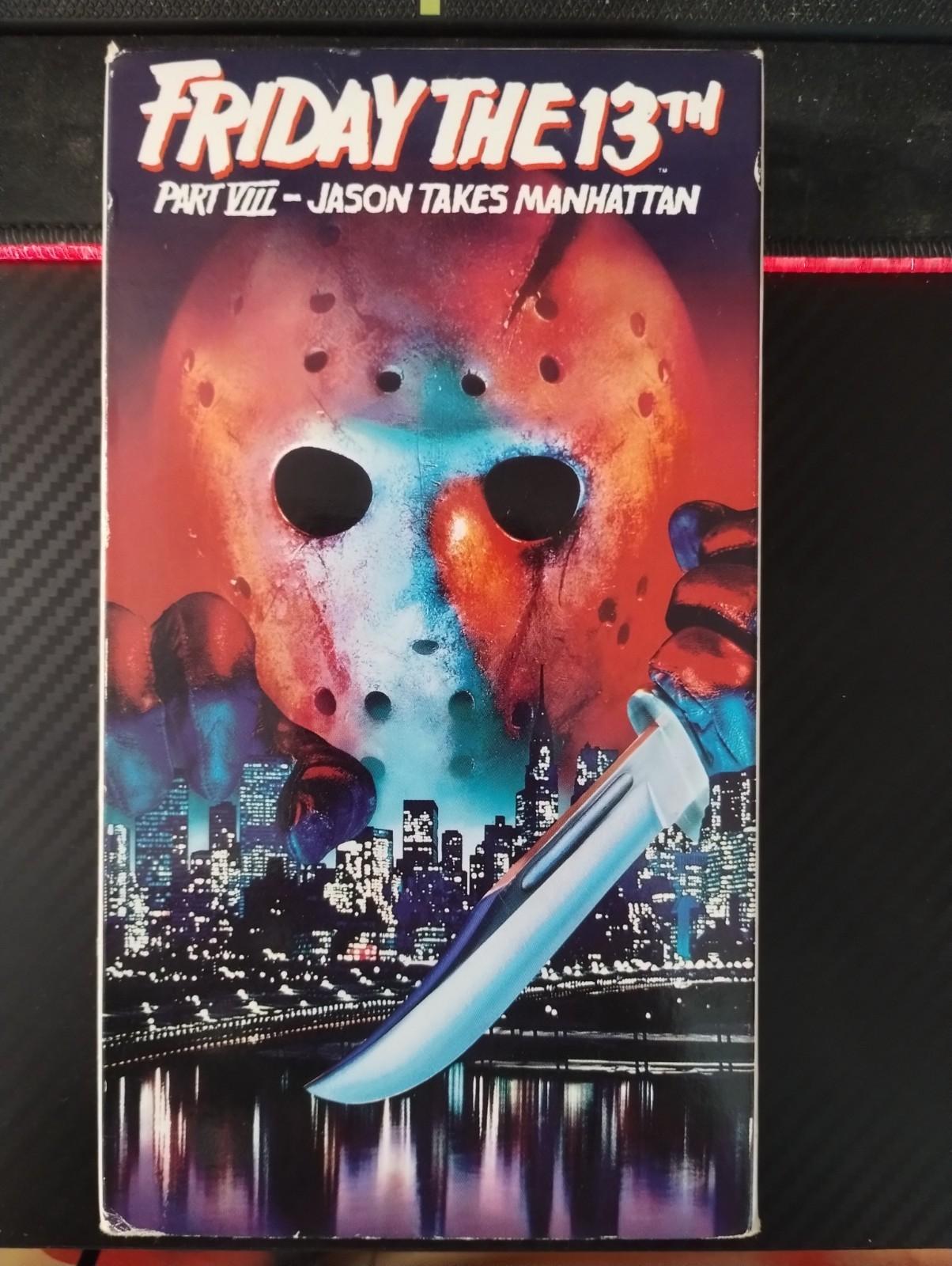 Friday the 13th Part 8 VIII: Jason Takes Manhattan 1989 VHS HORROR