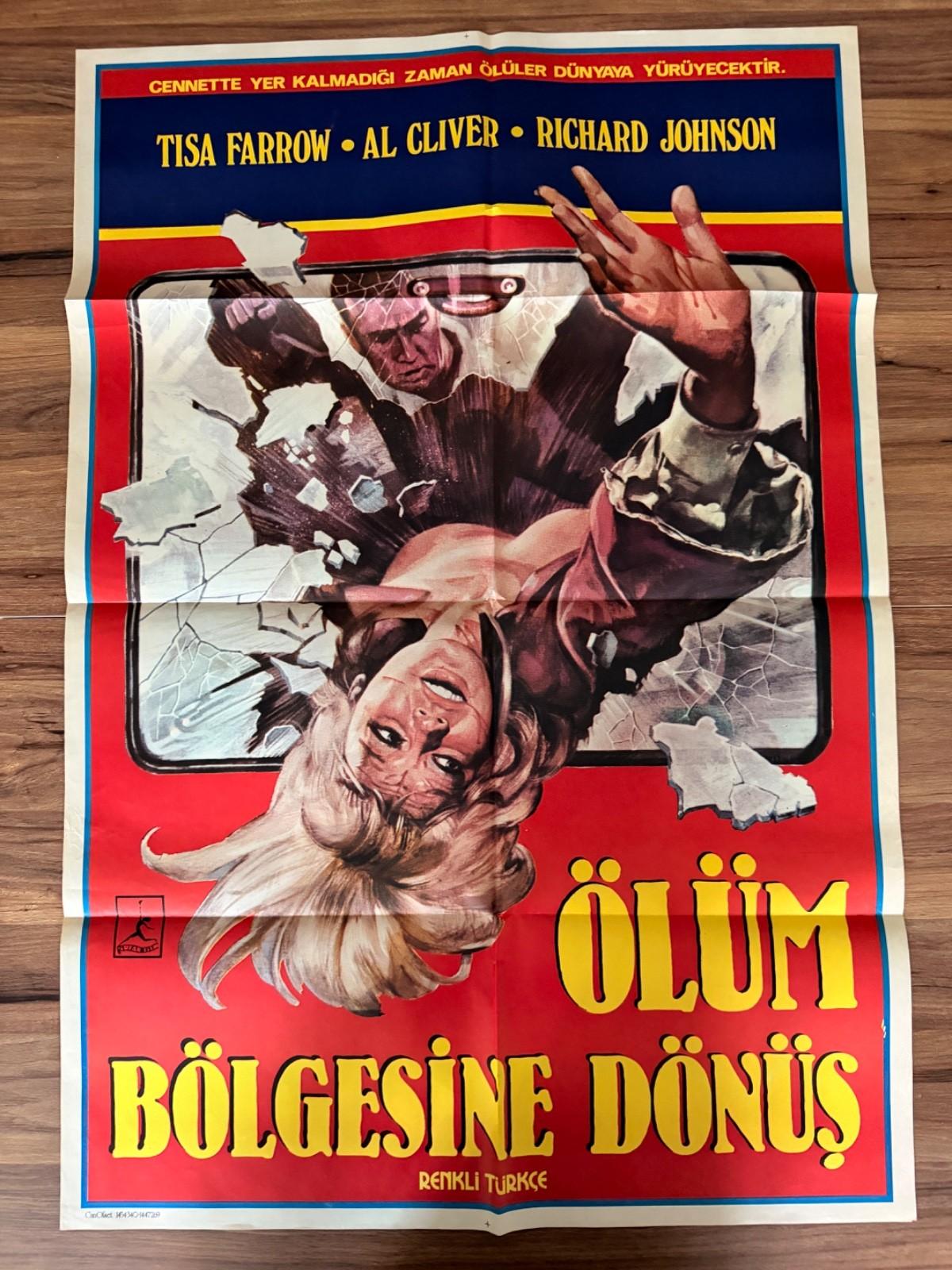 Return of the Living Dead Part II Turkish Movie Poster 68x100cm Rare 1988