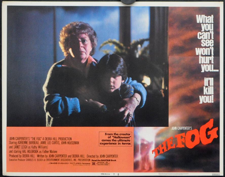 THE FOG 1980 ORIGINAL 11X14 LOBBY CARD #7 JAMIE LEE CURTIS JOHN CARPENTER