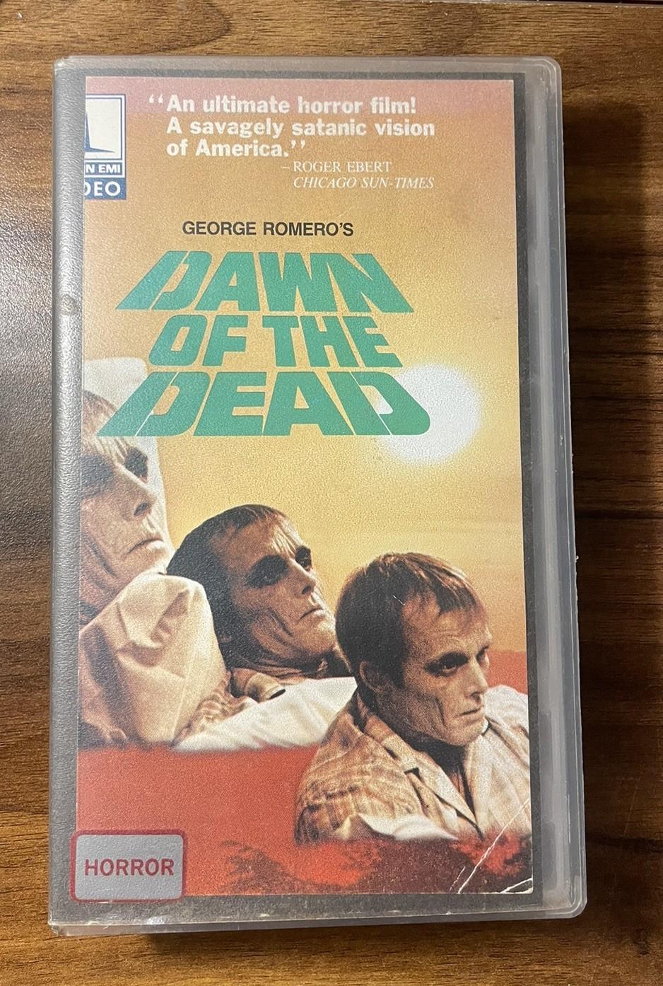 Vintage Dawn of the Dead Thorn EMI First Release 1977 Hardshell VHS Horror 