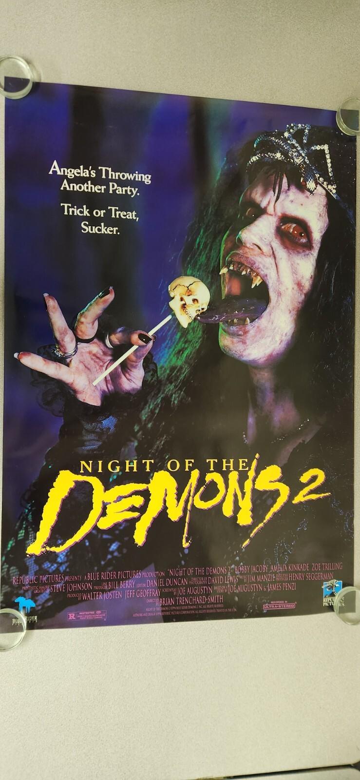 Night Of The Demons 2 1994 Original Movie Poster 27"x40" Rolled S/S  *RARE*