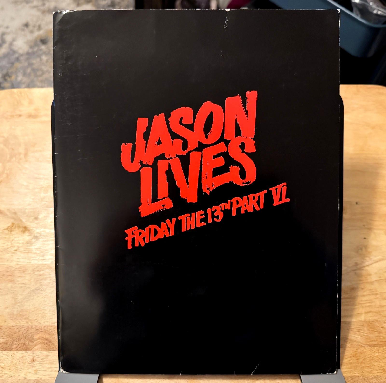 FRIDAY THE 13TH PART VI JASON LIVES 1986 Horror Movie Press Kit - 5 B&W Photos