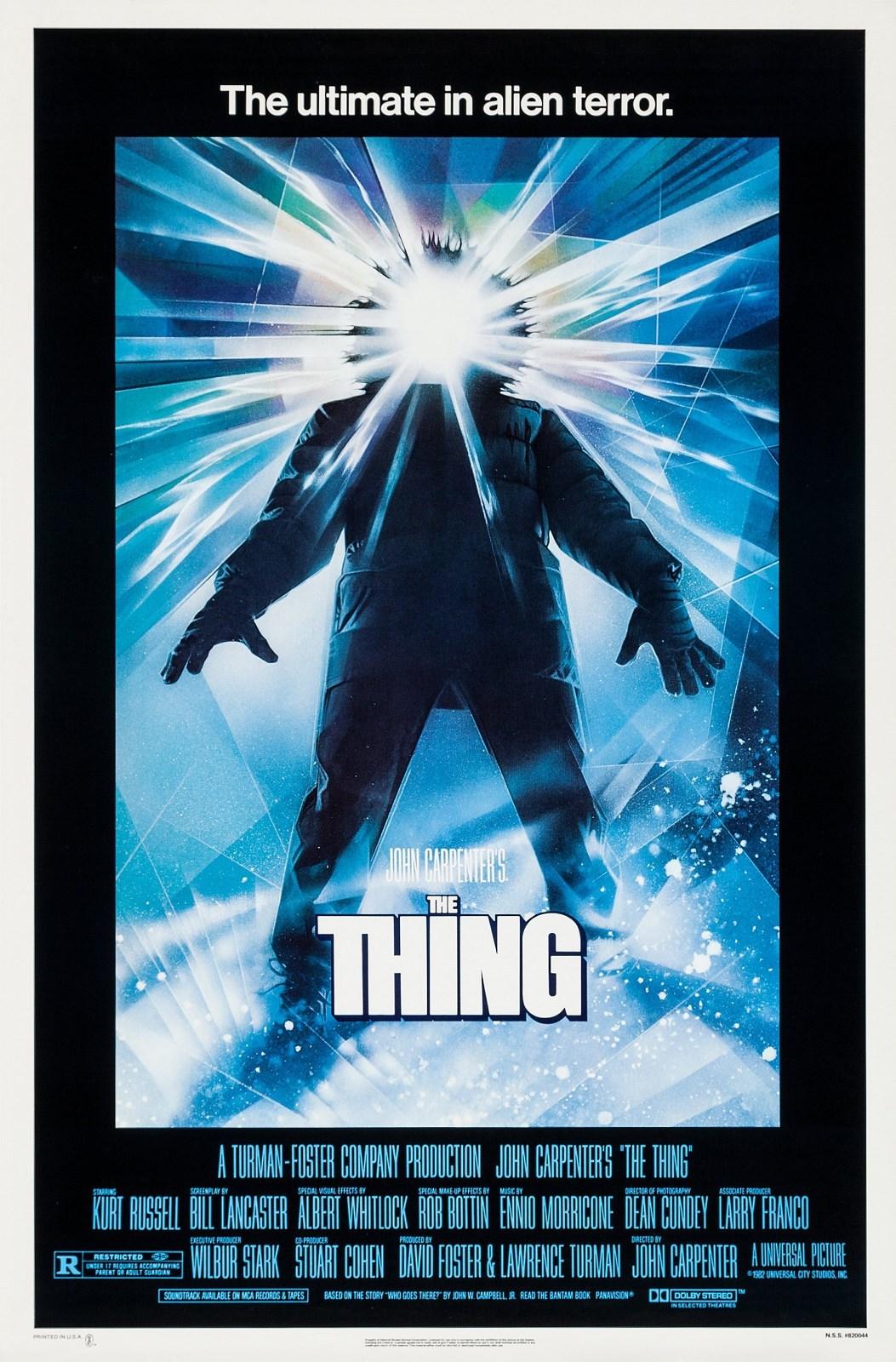 THE THING (1982) ORIGINAL MOVIE POSTER  -  ROLLED  -   DREW STRUZAN ARTWORK