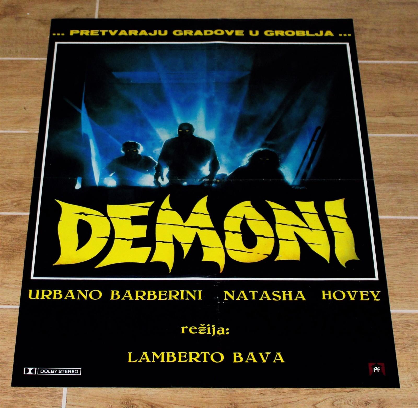 Demons (1985) – Original Yugoslav Release Poster – Lamberto Bava / Dario Argento