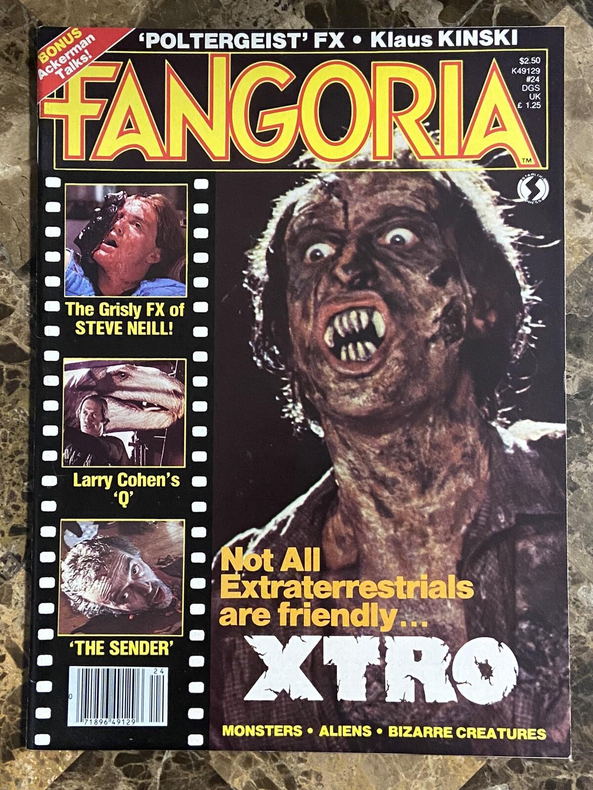 1982 FANGORIA MAGAZINE 24 XTRO  POLTERGEIST Q RARE VINTAGE UNREAD 1ST PRT MINTY!