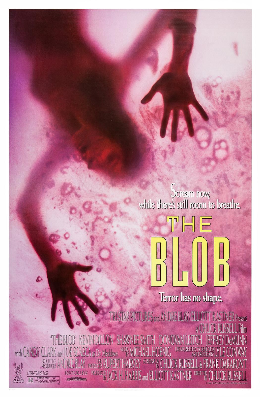 THE BLOB (1988) ORIGINAL MOVIE POSTER  -  ROLLED