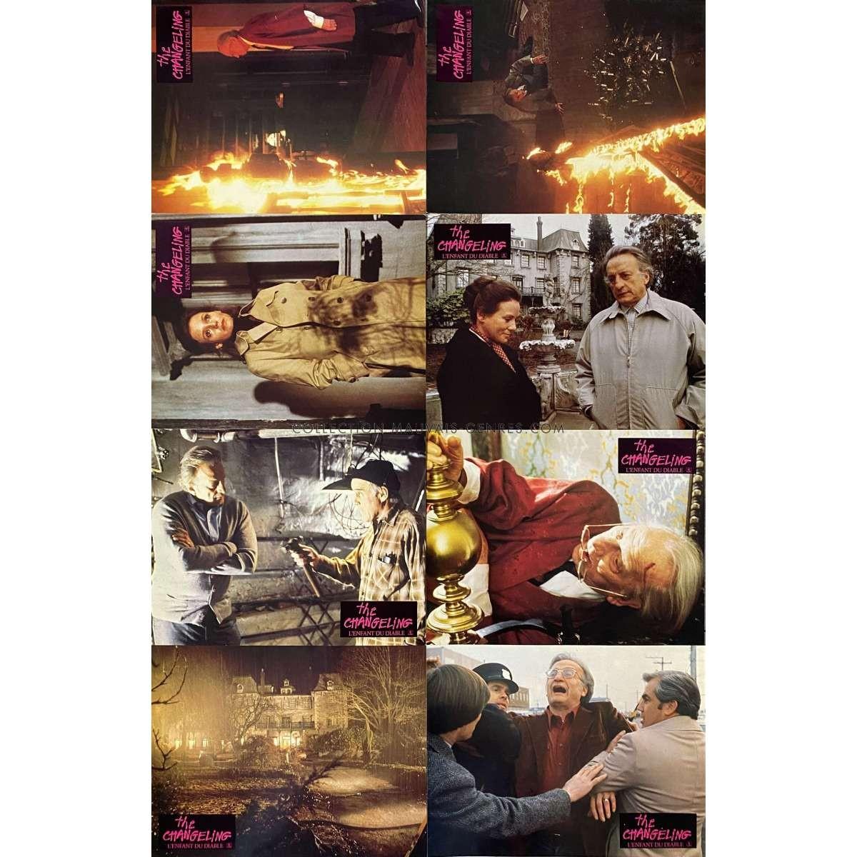 THE CHANGELING French Lobby Cards Set A - x8 - 9x12 in. - 1980 - Peter Medak, Ge
