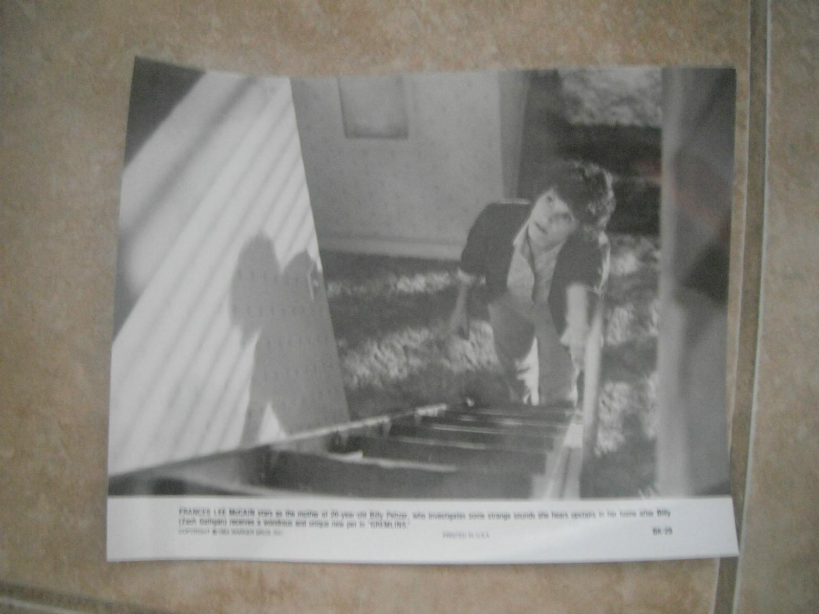 Gremlins 1984 Frances Lee McCain B&W 8x9.25 Promo Photo Original Lobby Card
