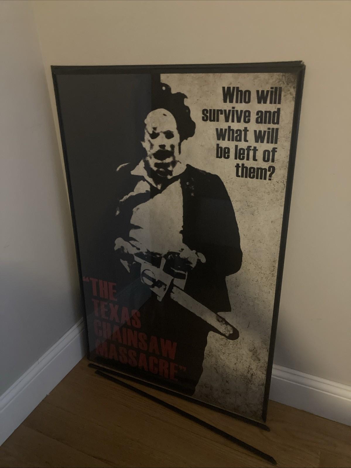 24x36 Original Poster The Texas Chainsaw Massacre 1974 Vortex Wow Halloween Rare