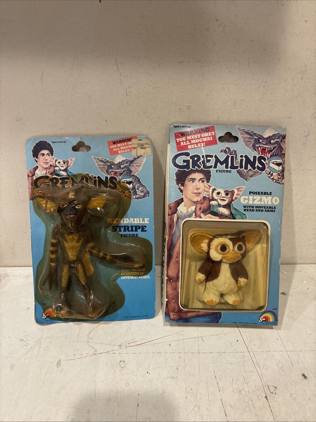 LJN Gremlins Gizmo Poseable Mogwai Action Figure, Plastic, 1984 Vintage & Stripe