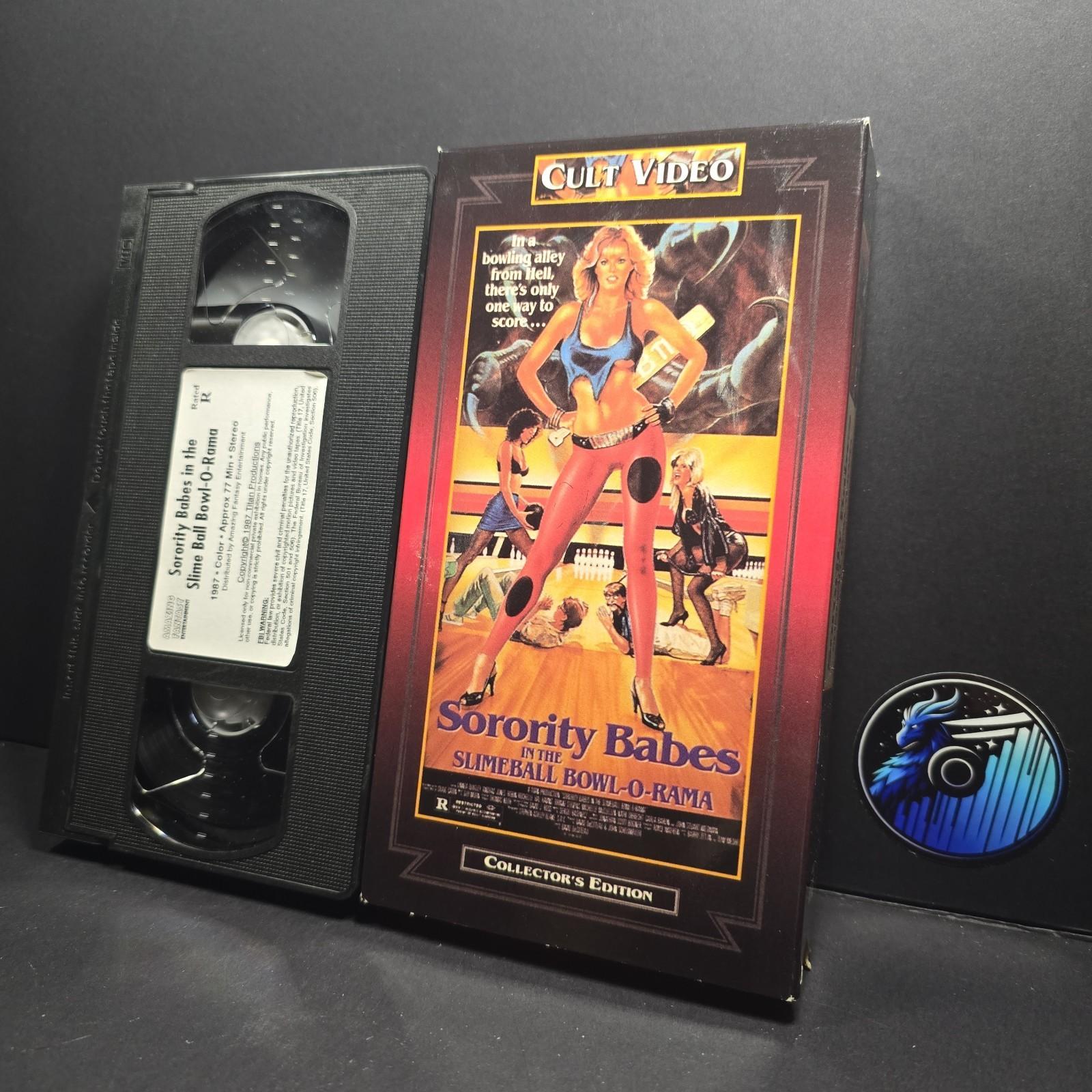Sorority Babes in the Slimeball Bowl-O-Rama VHS 1987 Cult Horror Linnea Quigley