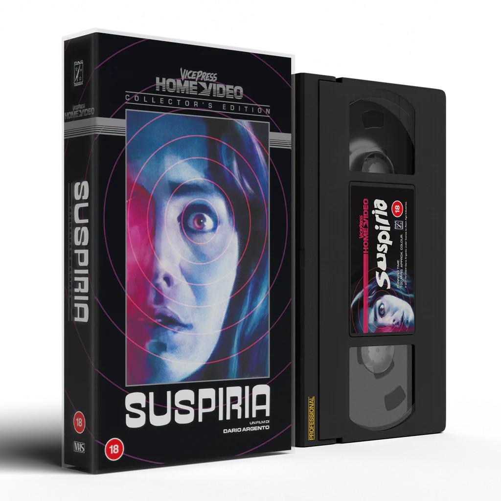 Suspiria 1977 - NTSC VHS VICE PRESS Collector's Edition Matt Ferguson Florey NEW