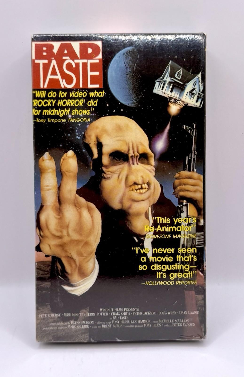 RARE Vintage BAD TASTE VHS Tape! NEW! Magnum Entertainment! HORROR Peter Jackson