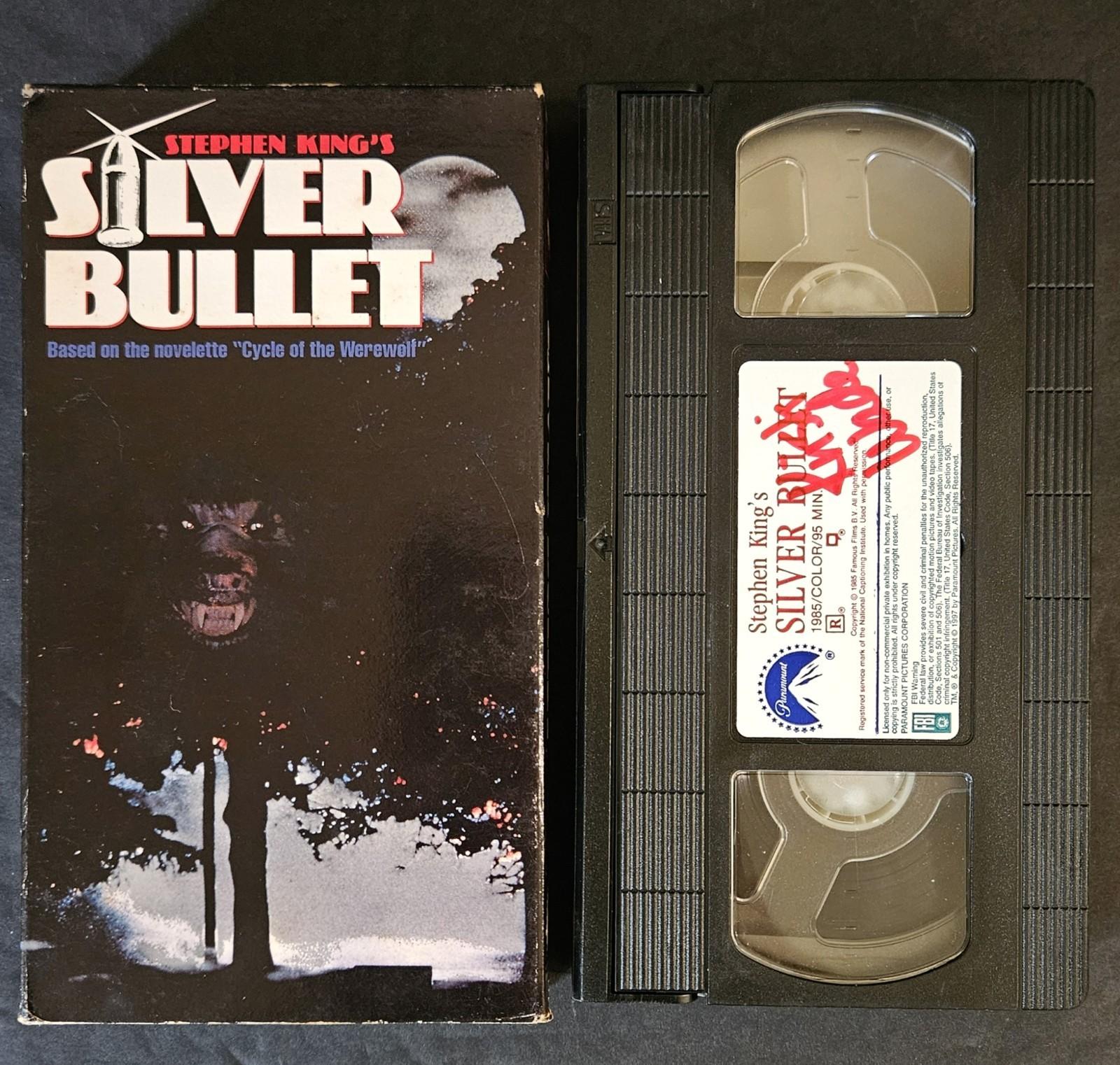 Silver Bullet 1985 VHS Horror Corey Haim Gary Busey 1988 Release Stephen King