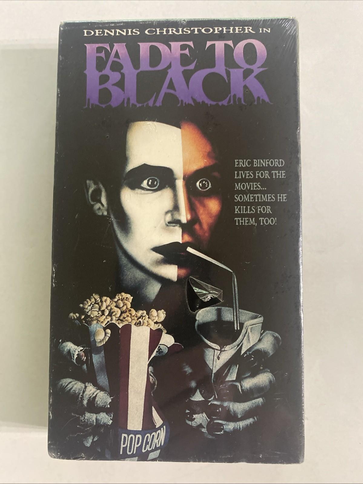 Fade To Black - New VHS Tape in Original Wrap - US 1980 Anchor Bay Entertainment