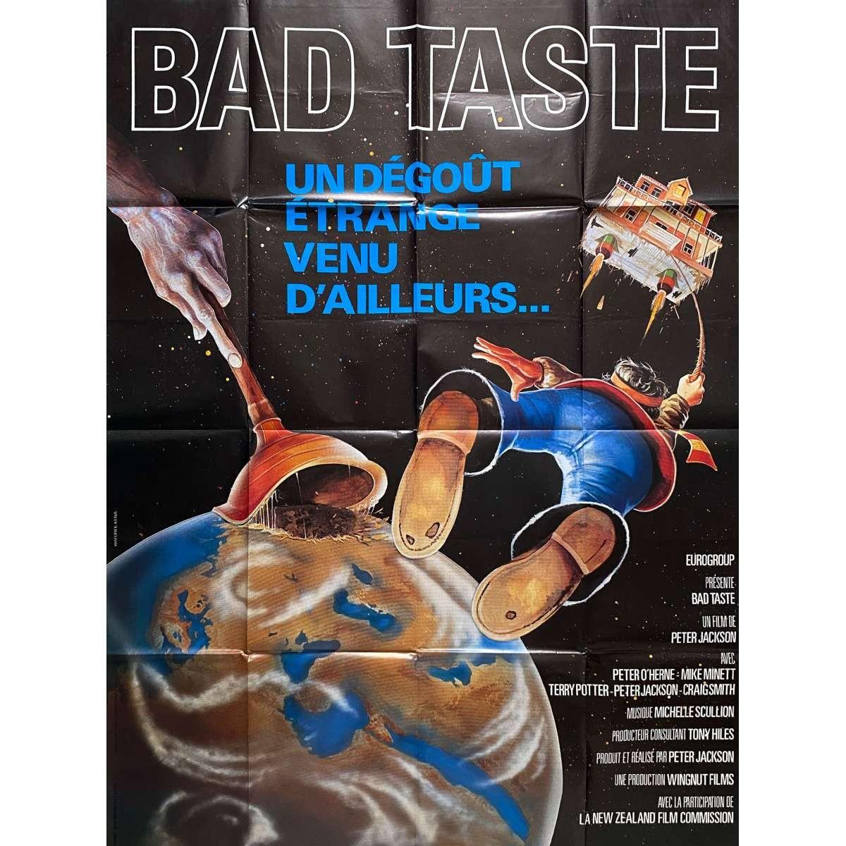 BAD TASTE Original Movie Poster  - 47x63 in. - 1987 - Peter Jackson, Terry Potte