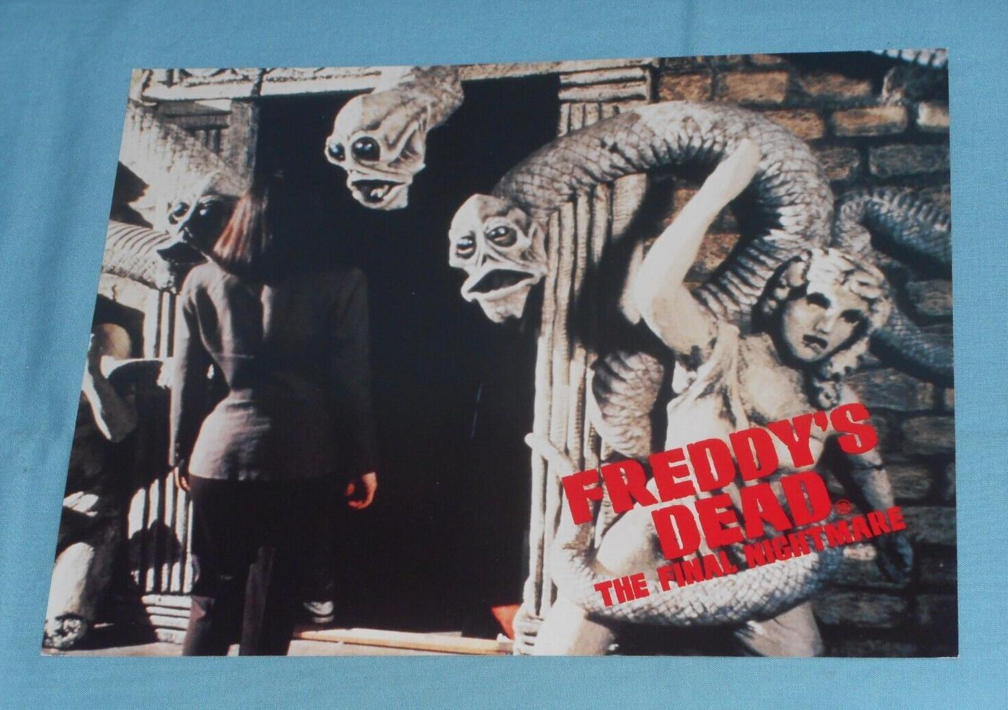 original FREDDY'S DEAD: THE FINAL NIGHTMARE MINI LOBBY CARD #2