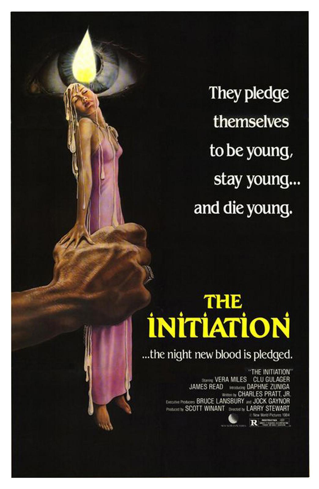 THE INITIATION (1984) ORIGINAL MOVIE POSTER  -  ROLLED