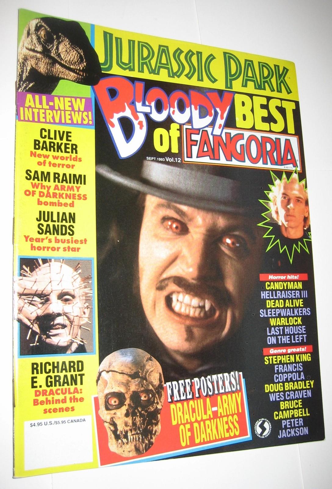 Bloody Best of Fangoria 12 NM Bram Stoker's Dracula Cvr Army Darkness Hellraiser
