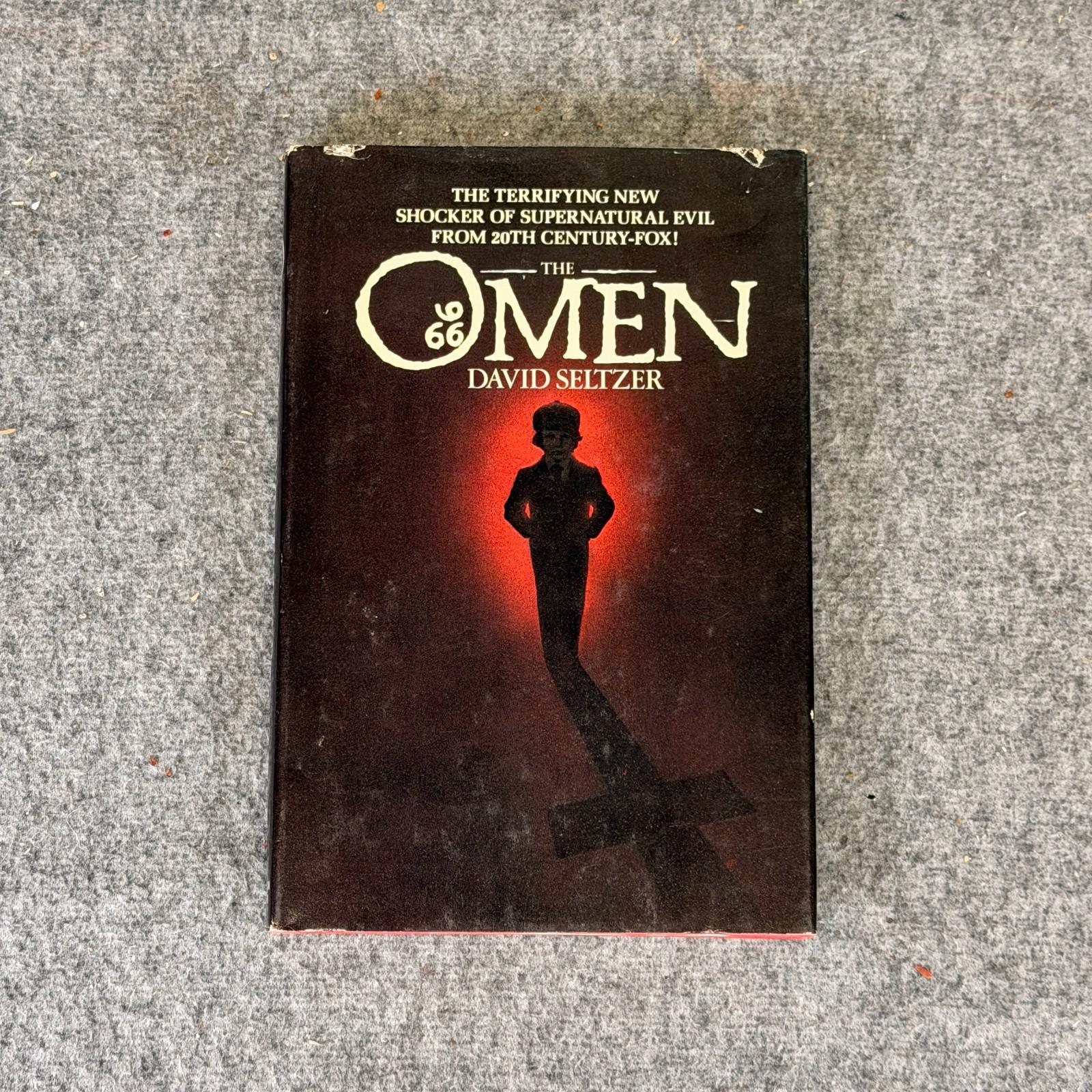 1976 Vintage Horror Novel “The Omen” Hard Cover w/ Dust Jacket BCE