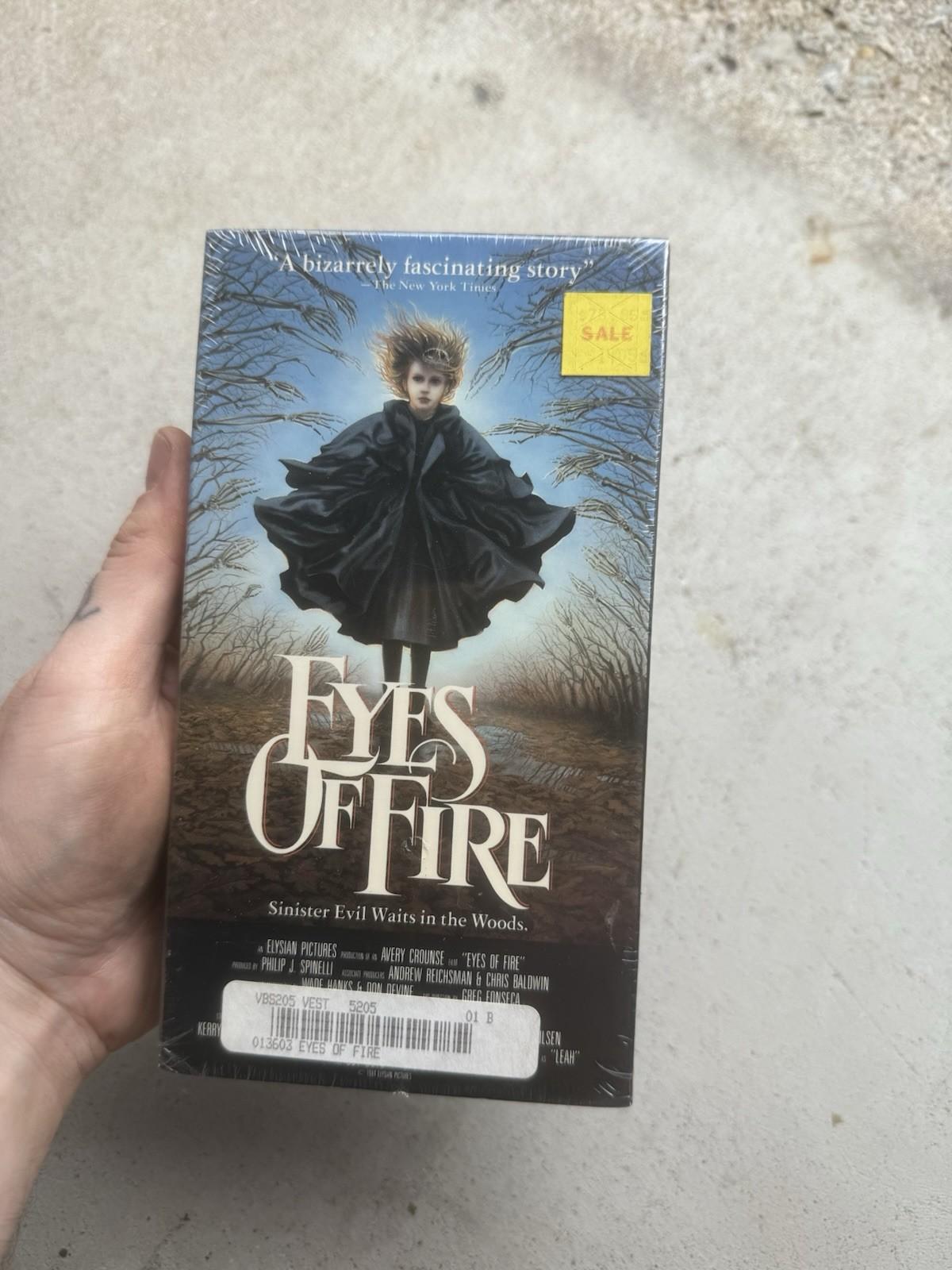 Eyes Of Fire Beta Not VHS Rare Horror Sealed Brand New Vestron Video Folk